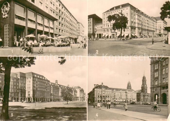 DRESDEN Elbe Ringcafe Altmarkt Details Ernst Thaelmann Strasse