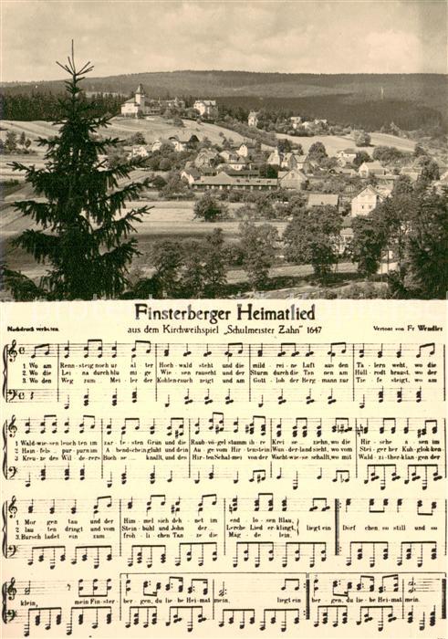 Finsterbergen Panorama Liedtext