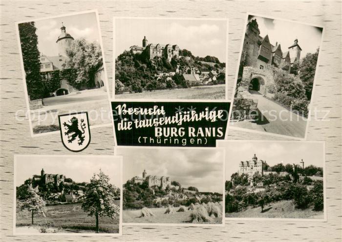 Ranis Burg Ranis Teilansichten