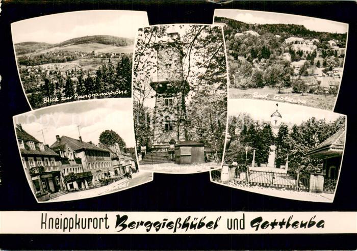 Berggiesshuebel Panoramahoehe Aussichtsturm Ortspartie Bad Gottleuba Panorama Pa