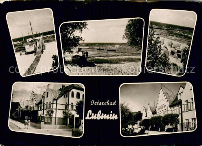 Lubmin Ostseebad Teilansichten Strandpartien