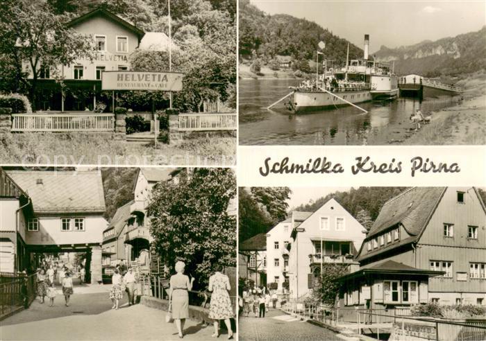 Schmilka Helvetia Restaurant Fahrgastschiff Ortspartien