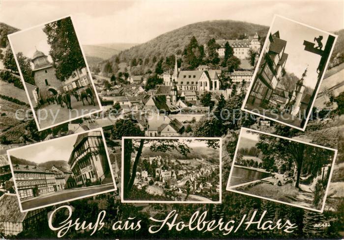Stolberg Harz Panorama Teilansichten