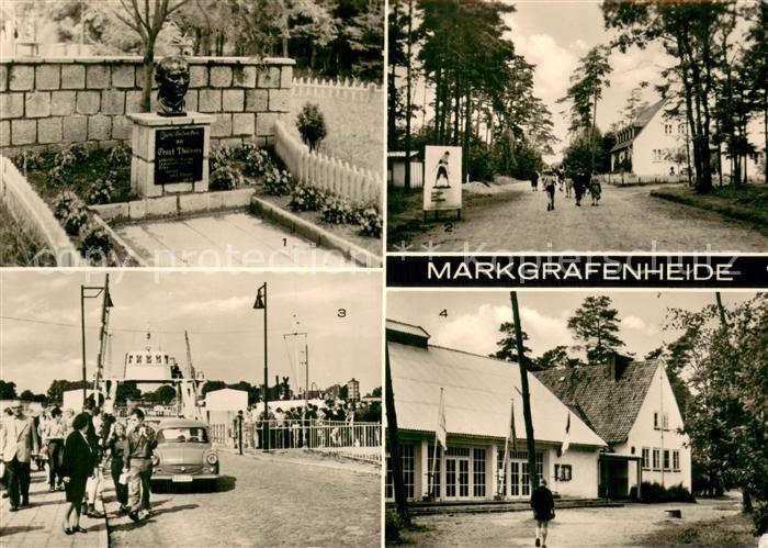 Markgrafenheide Rostock Thaelmanngedenkstaette im Pionierlager Alexej Maressjew