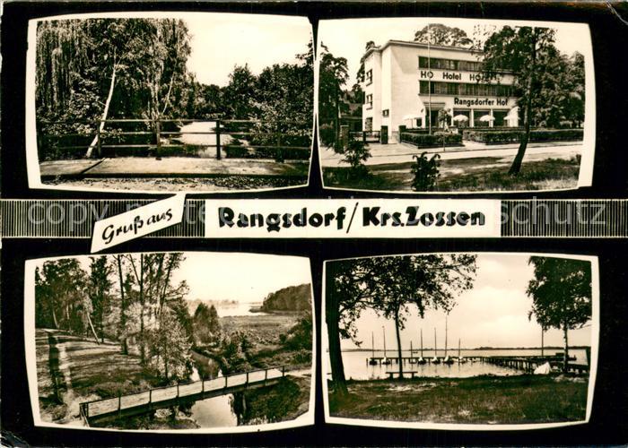 Rangsdorf Teilansichten Hafen HO Hotel Rangsdorfer Hof