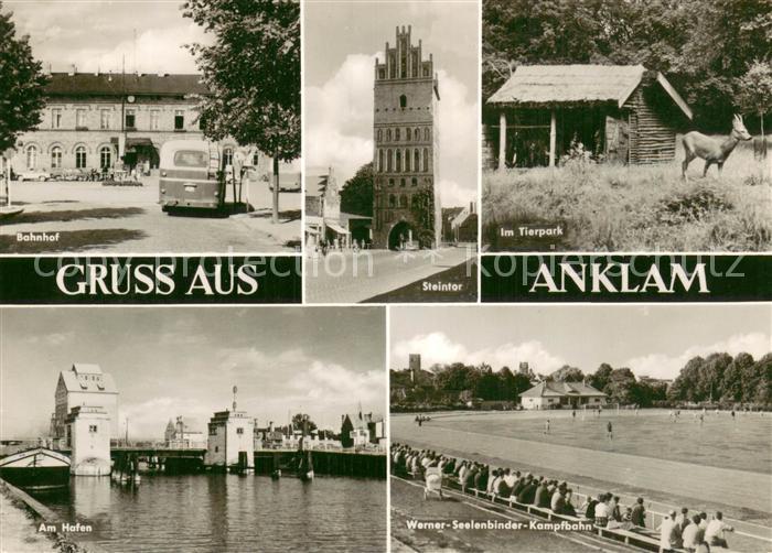 Anklam Bahnhof Steintor Im Tierpark Am Hafen Werner Seelenbinder Kampfbahn