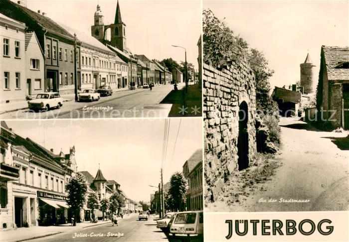 Jueterbog Leninstrasse Joliot Curie Strasse An der Stadtmauer