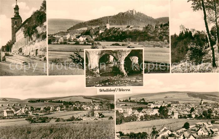 Walldorf Meiningen Teilansichten Hoehlen