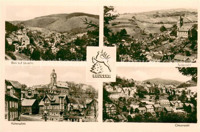 Lauscha Panorama Huettenplatz Ortsansichten