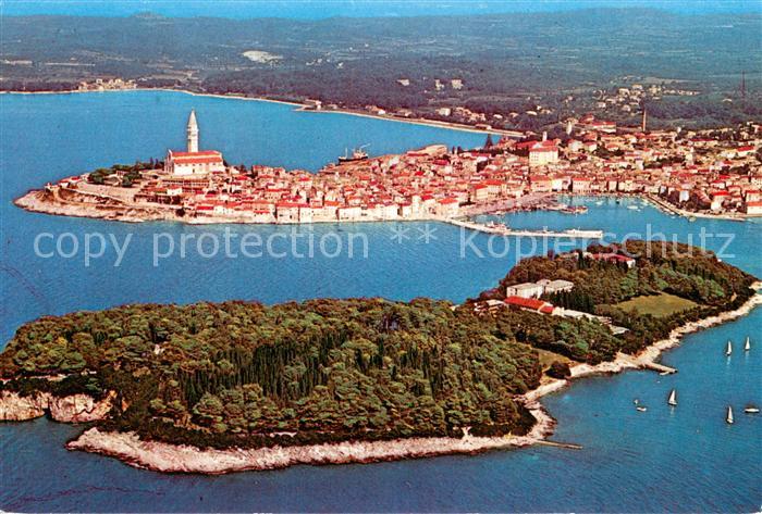 Rovinj Rovigno Istrien Fliegeraufnahme