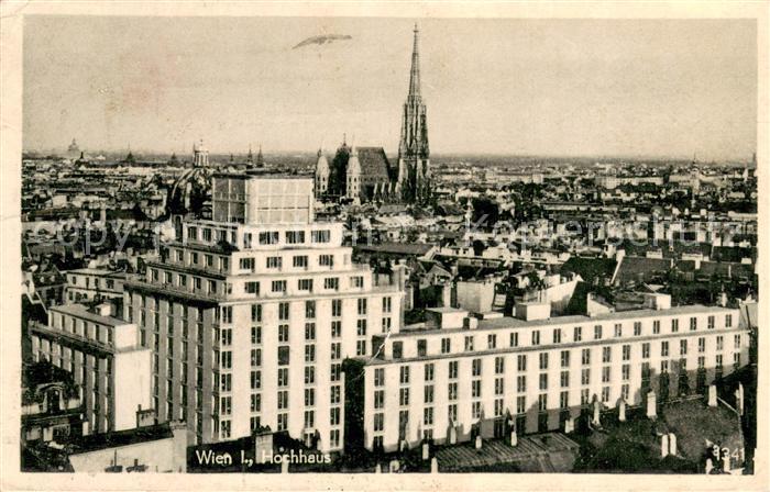 Wien Hochhaus Kirche Panorama