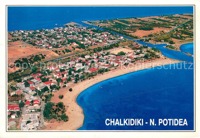 Chalkidiki Potidea Fliegeraufnahme