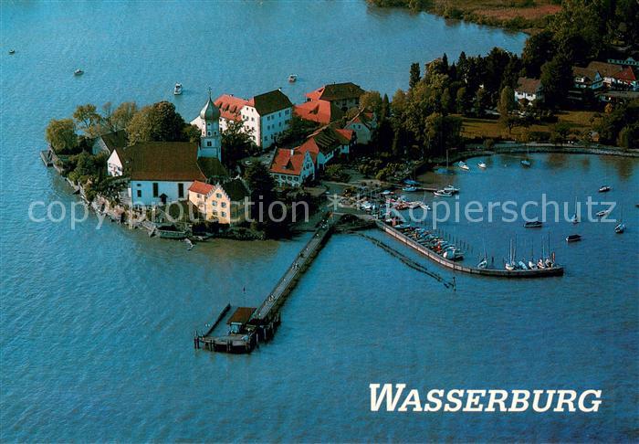 Wasserburg Bodensee Fliegeraufnahme