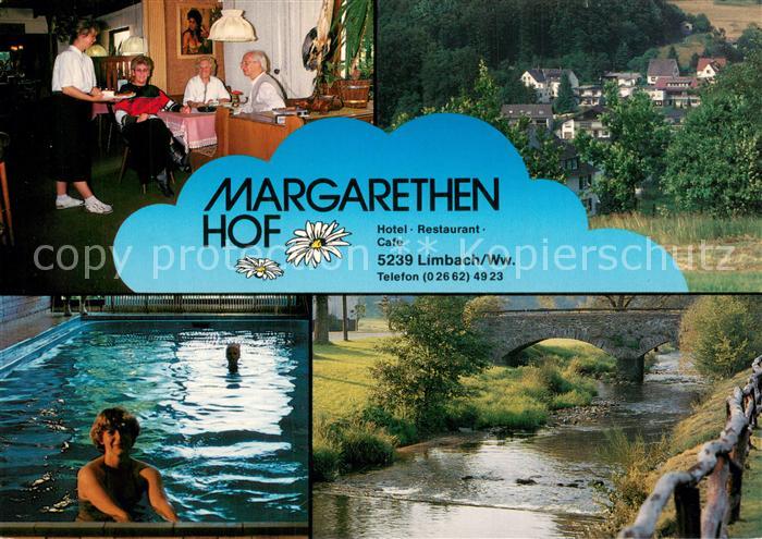 Limbach Westerwald Margarethen Hof Hotel Restaurant Gaststube Hallenbad Bruecke