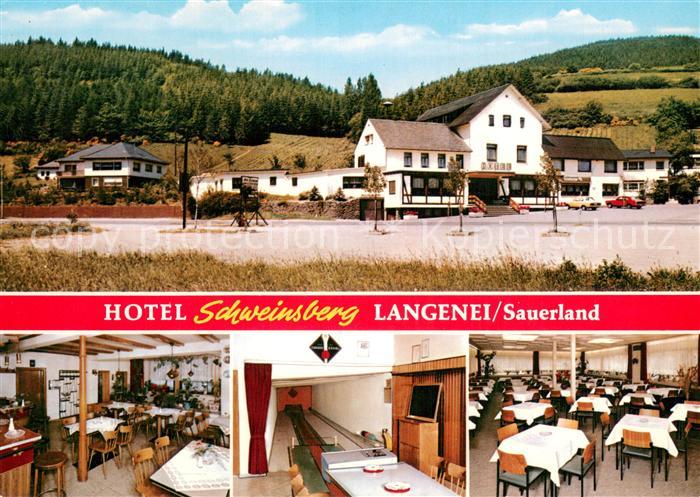 Langenei Hotel Schweinsberg Gastraeume Kegelbahn