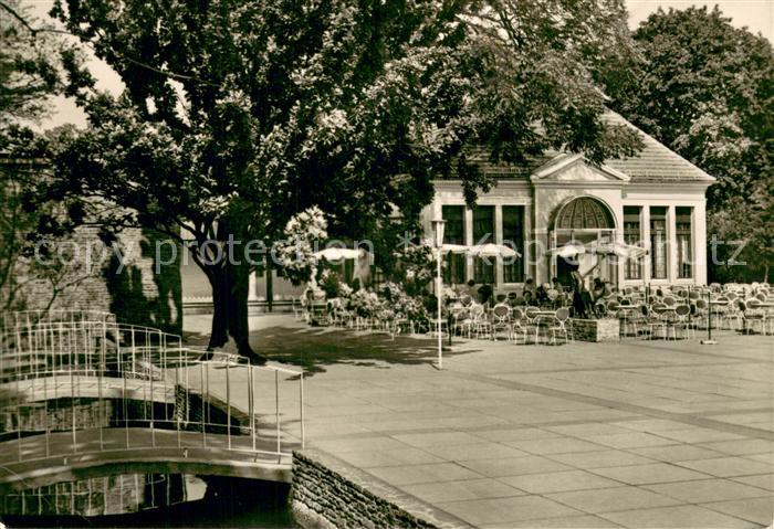 Dessau-Rosslau Teehaeuschen im Stadtpark HO Gaststaette und Intim Bar