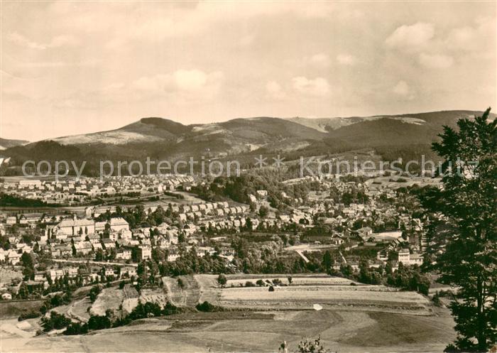 Zella-Mehlis Panorama vom Ringweg