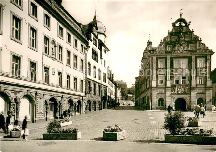 Gotha  Thueringen Hauptmarkt mit Rathaus