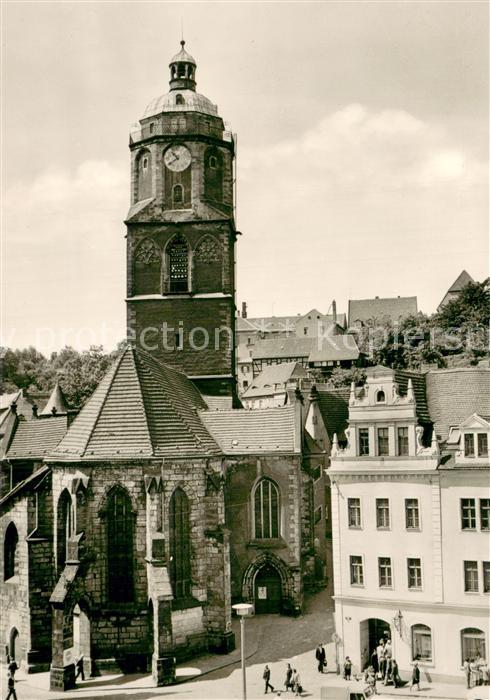 Meissen Elbe Sachsen Frauenkirche am Markt