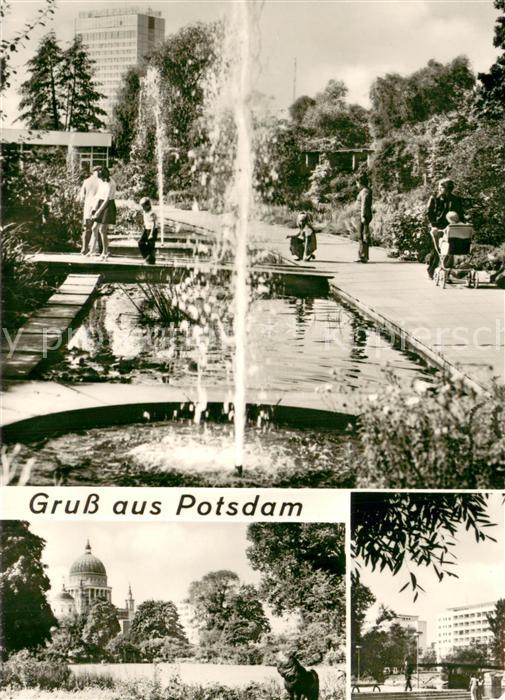 Potsdam Auf der Freundschaftsinsel Park Fontaene