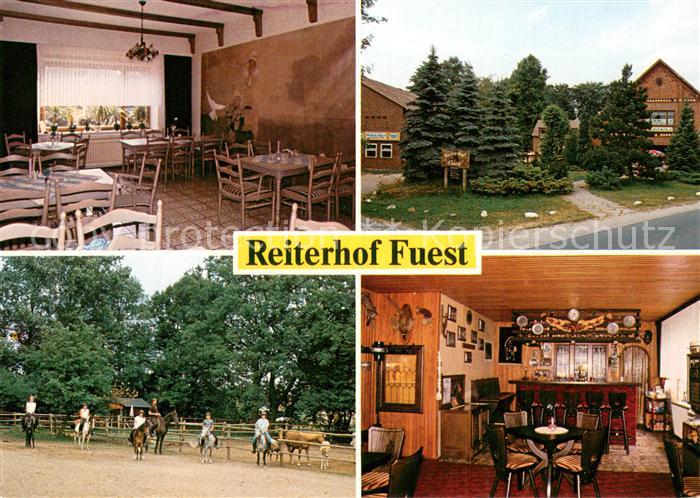Kuehrstedt Reiterhof Fuest Gastraum Bar Reiter
