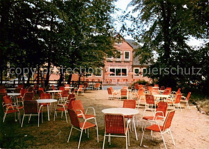 Rosdorf Holstein Waldgaststaette Waidmannsruh Freiterrasse