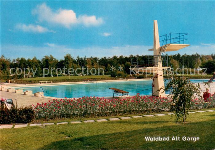 Alt Garge Waldbad Alt Garge mit Sprungturm