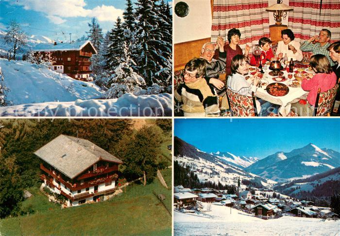 Alpbach Pension Haberlhaus Gastraum Panorama