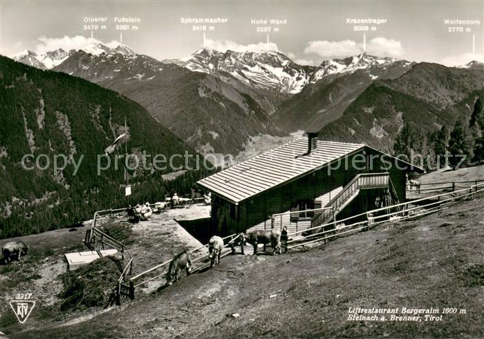 Steinach Brenner Tirol Liftrestaurant Bergeralm
