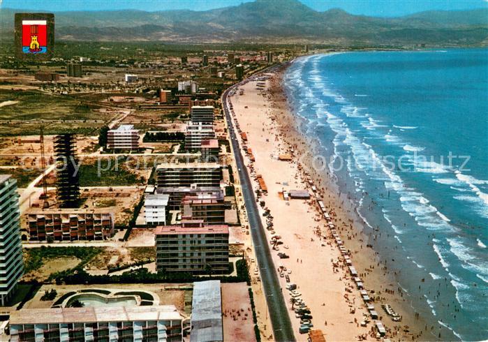 Alicante Vista aerea Playa de San Juan