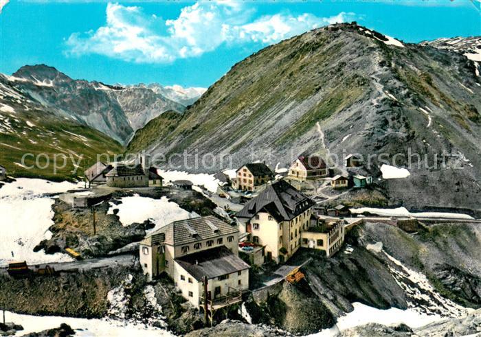 Stilfserjoch Passo dello Stelvio Fliegeraufnahme