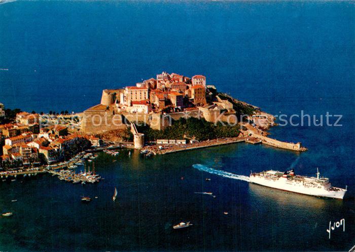Calvi Sur son promontoire la Citadelle Vue aerienne