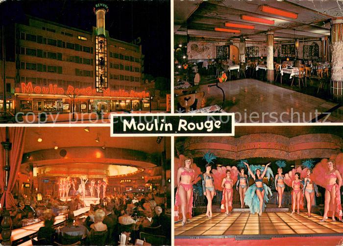 HAMBURG  CITY Moulin Rouge Revue Palast Zigeunerkeller