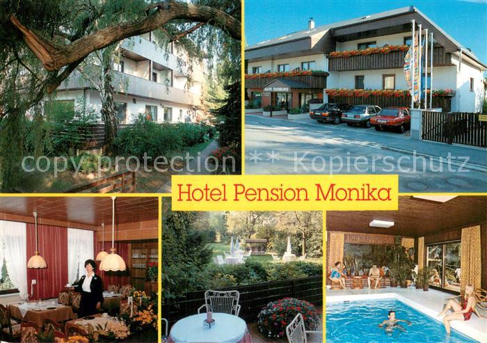 Bad Voeslau Hotel Pension Monika Gaststube Terrasse Hallenbad