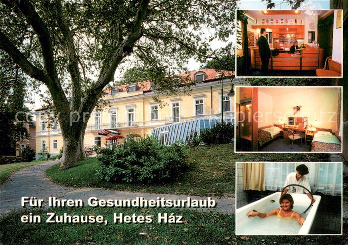 Heviz Szent AndraS Reha und Kurklinik Rezeption Zimmer Massagebad