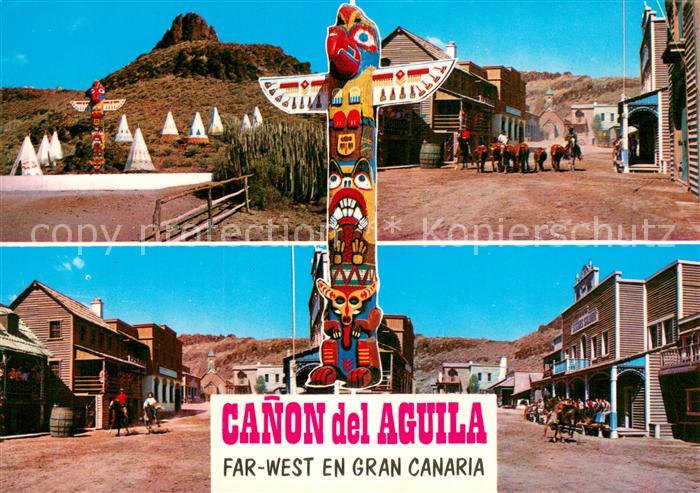 Maspalomas Gran Canaria Canon del Aguila Poblado tipico americano