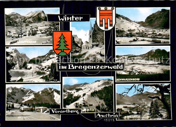 Vorarlberg Schopperhau Mellau Schroecken Schwarzenberg Bezau Muels Koerbersee Ho