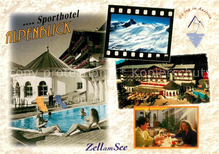 Zell See Sporthotel Alpenblick Pool Gastraum