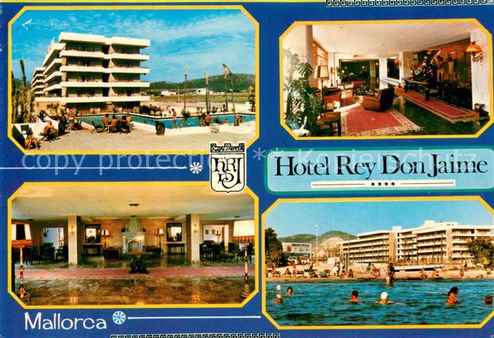 Palma de Mallorca Hotel Rey Don Jaime Pool Foyer Strand