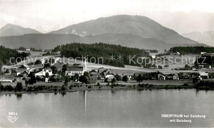 Obertrum See Panorama mit Gaisberg