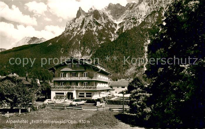 Mittenwald Bayern Alpenhotel Erdt