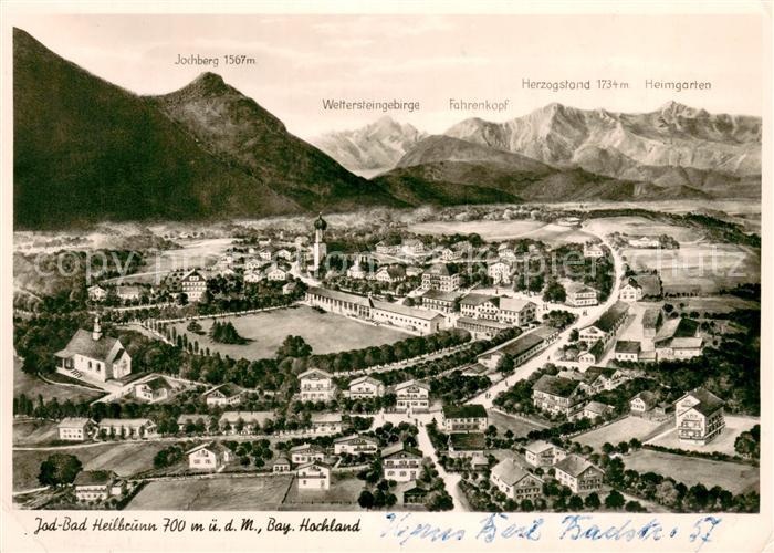 Bad Heilbrunn Jod Bad Fliegeraufnahme