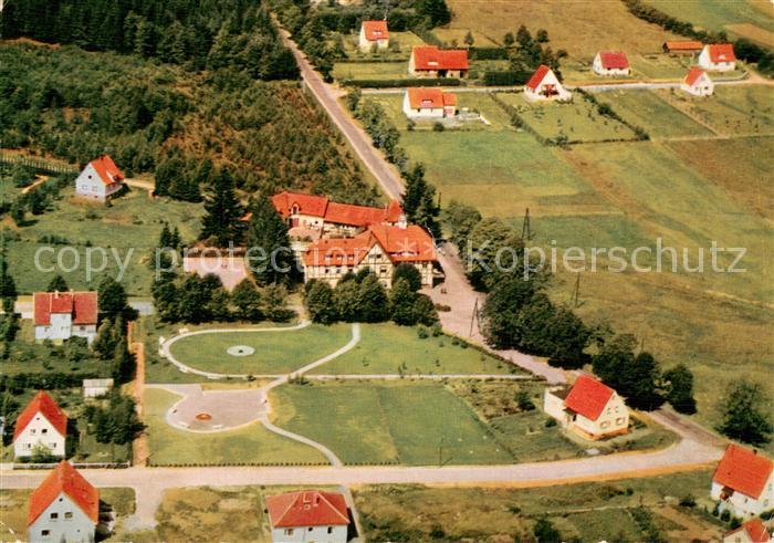 Hochwaldhausen Ilbeshausen Gasthaus Pension Zum Felsenmeer Fliegeraufnahme