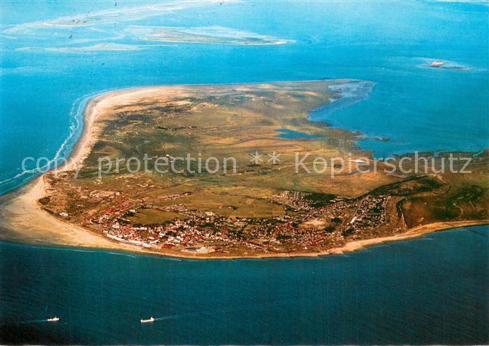 Borkum Nordseeheilbad Fliegeraufnahme