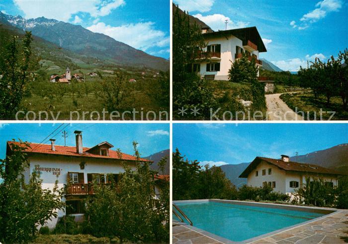Naturns Garni Oberreindlhof Panorama Pool