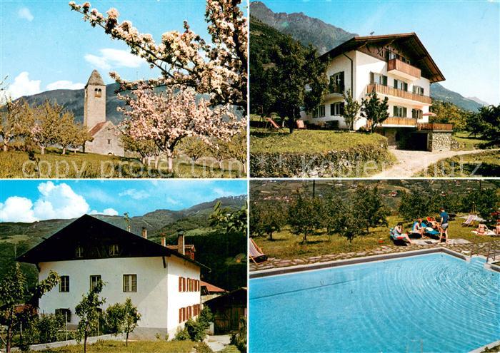 Naturns Garni Oberreindlhof Kirche Freibad