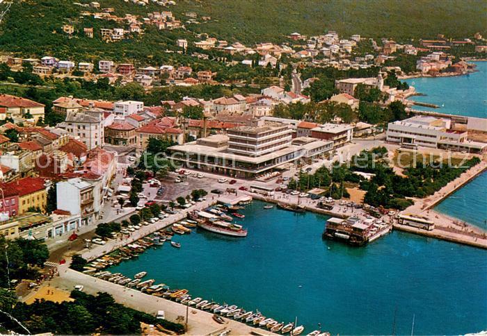 Crikvenica Kroatien Fliegeraufnahme