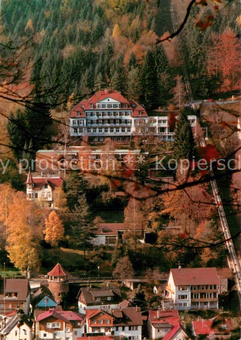 Wildbad Schwarzwald Kurklinik fuer Kriegsblinde Fliegeraufnahme