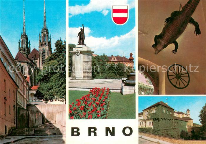 Brno Bruenn Petrov Namesti Rude armady Krokodyl ve Stare radnici Spilberk