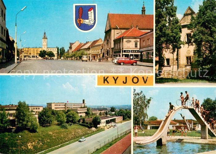 Kyjov CZ Gottwaldovo namesti Muzeum Nemocnice Koupaliste